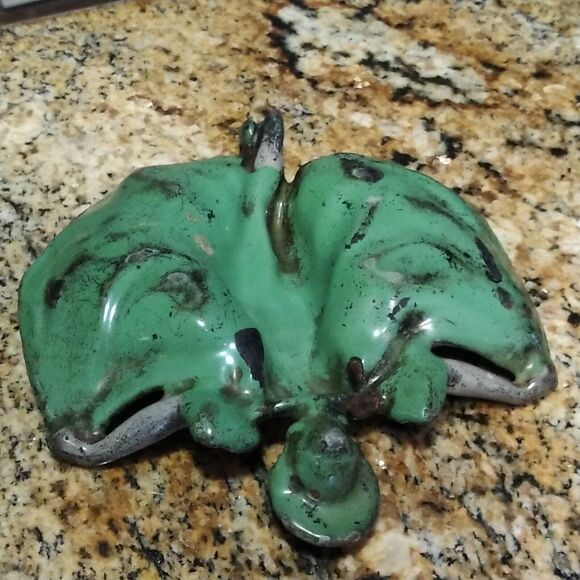 Early ANTIQUE Art Deco FIGURAL ASHTRAY BALLERINA, LADY DANCER ash tray - Picture 6 of 12